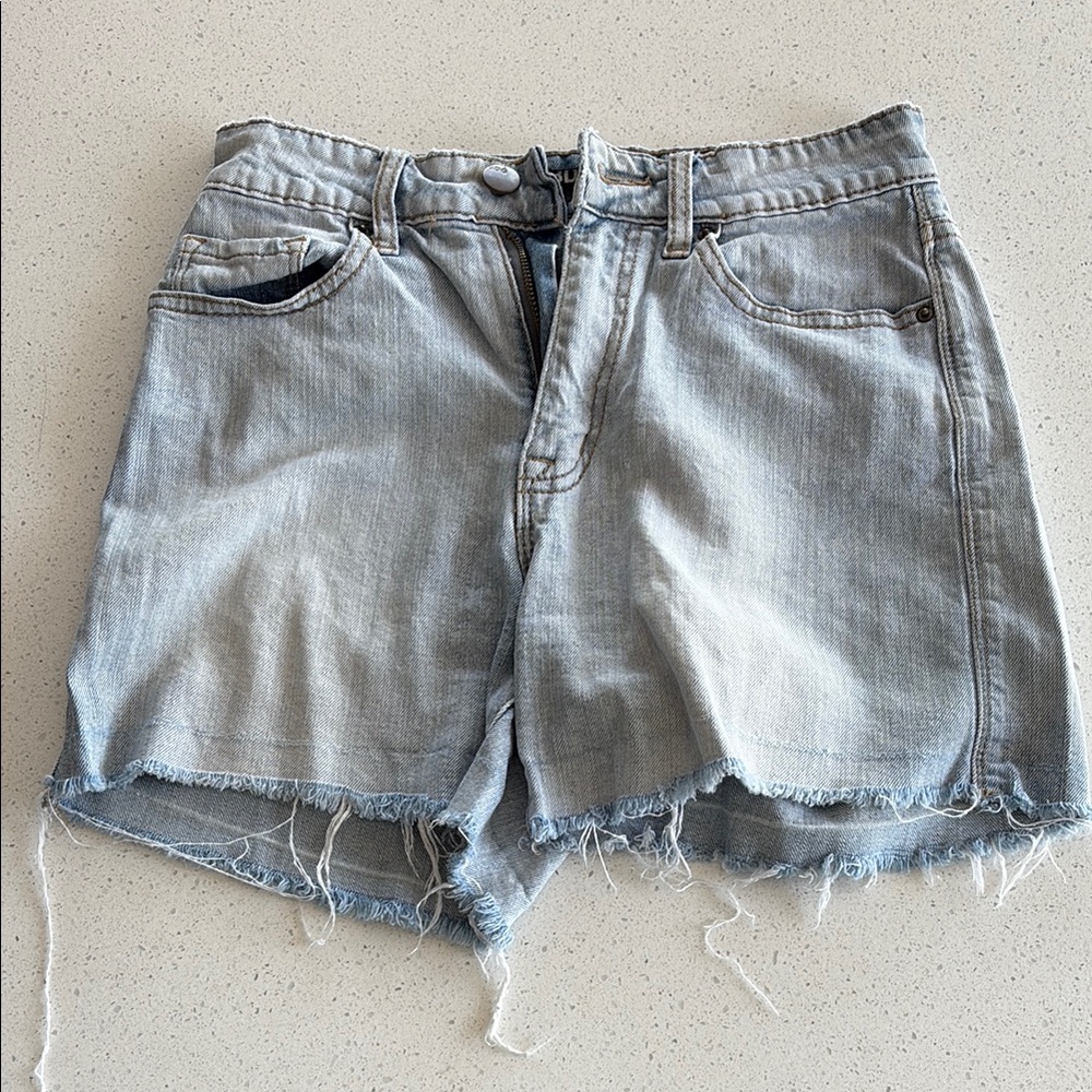 BDG Jean Shorts with Distressed Hem